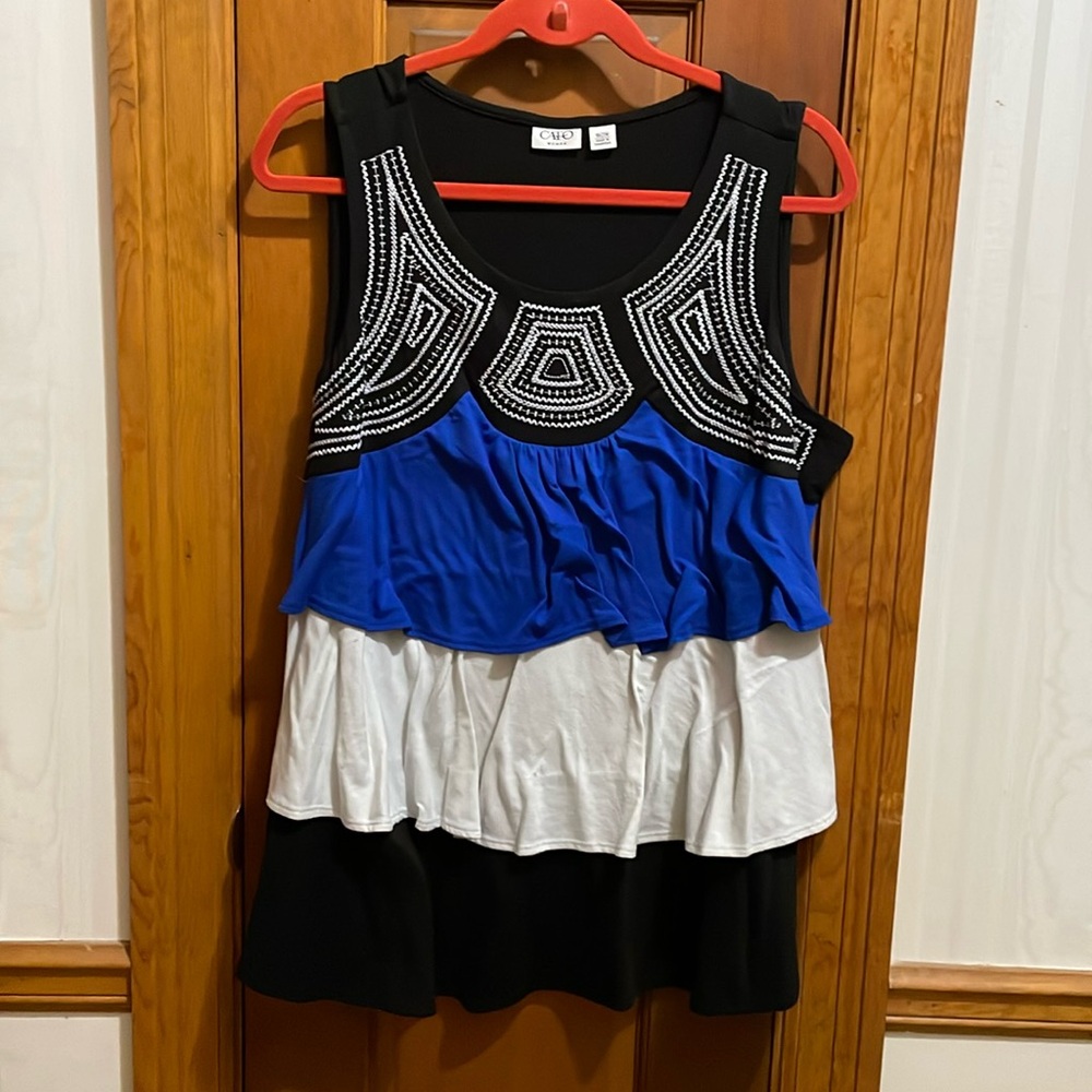 WOMENS SLEEVELESS TOP BY CATO SIZE 18-20